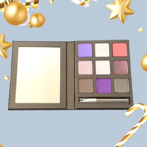SEPHORA EYESHADOW PALETTE FLASHY GOLD AND BRIGHT PINK WITH NEUTRAL COLORS - Picture 1 of 8